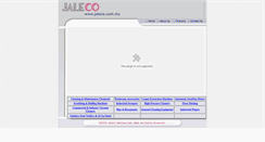 Desktop Screenshot of jaleco.com.my
