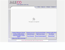 Tablet Screenshot of jaleco.com.my